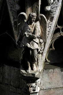 Nascent: Italy. Milan. Cathedral. Gothic. 14th century. Exterior. Det