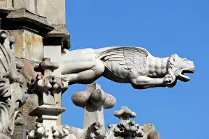 Nascent: Italy. Milan. Cathedral. Gothic. 14th century. Exterior. Gar