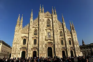 Doumo: Italy. Milan. Cathedral. Gothic. 14th century. Exterior. Fac