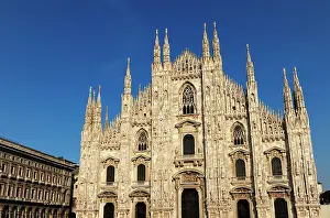 Doumo: Italy. Milan. Cathedral. Gothic. 14th century. Exterior. Fac