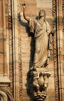 Doumo: Italy. Milan. Cathedral. Gothic. 14th century. John the Evan