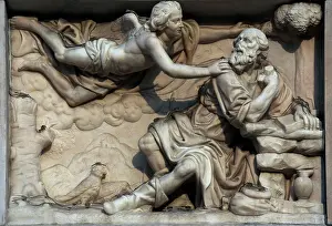 Pigeon: Italy. Milan. Cathedral. Gothic. 14th century. St. Jerome vi