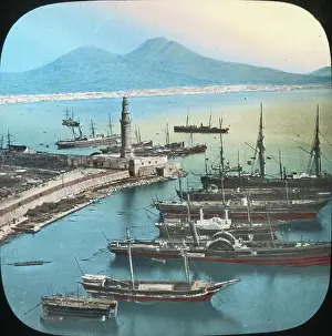 Cnetury: Italy - Naples - harbour from the arsenal