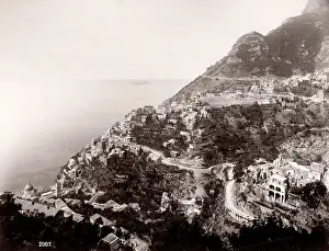Giorgio: Italy - Positano, cliffs and Mediterrranean Sea