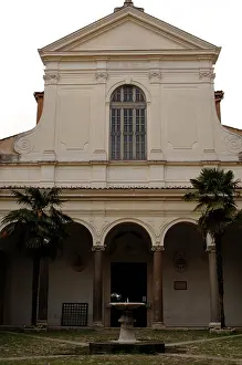 Clement: Italy. Rome. The Basilica of Saint Clement. Cloister