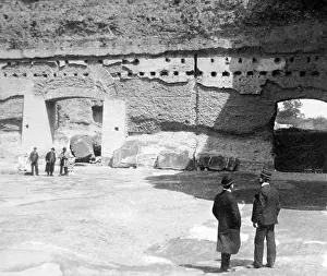 Caracalla: Italy Rome Baths of Caracalla pre-1900