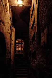 Crypt: Italy. Rome. Catacombs of Callixtus