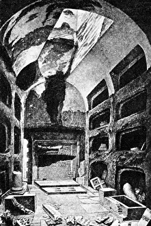 Ostrogoth: Italy, Rome, catacombs, tombs of the first popes