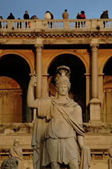 1823: Italy. Rome. Fountain of the Goddess Rome, 1823