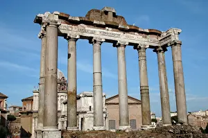 Saturn: Italy. Rome. Temple of Saturn
