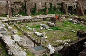 Trajan: Italy. Rome. Trajan's Forum. Ruins