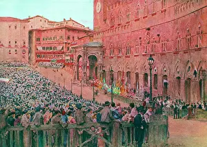 Pubblico: Italy - Siena Palio 1913