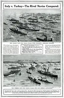 Navies: Italy v. Turkey, rival navies compared, by G. H. Davis