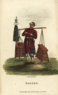 Bertin: Itinerant Chinese barber ringing finger bells