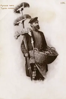 Hairbrushes: Itinerant Russian Broom seller