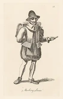 Working Class: Itinerant seller of Marking Stones, early 17th century