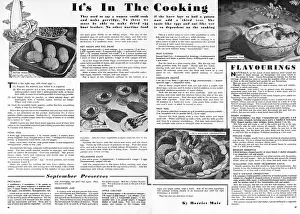 Recipes: It's in the cooking, 1943