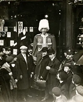 Freak: Ivan Markoff, a Russian cossack giant, early 20th century