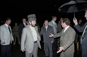 Negotiations: Ivan Rybkin visiting Chechnya
