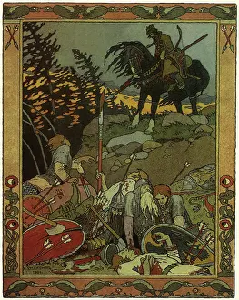Tsars: Ivan the Tsar's Son and the Defeated Troops