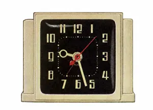 Numerals: Ivory Desk Clock