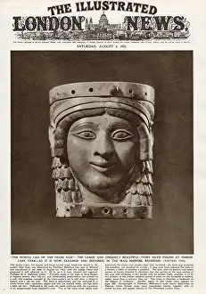 Mallowan: Ivory head found at Nimrud in 1952