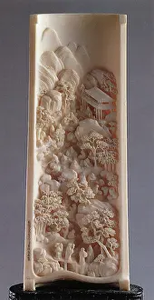 1730s: Ivory Screen, Ch'ing Dynasty