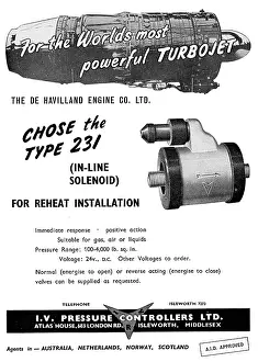 Controllers: I.V.Pressure Controllers - Valves For Aircraft & Missiles