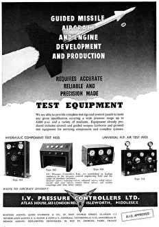 Controllers: I.V.Pressure Controllers - Valves & Test Equipmet