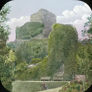 Ivy Clad: Ivy-clad Medieval Castle Ruin (unknown location)