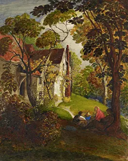 Bodycolour: Ivy Cottage, Shoreham