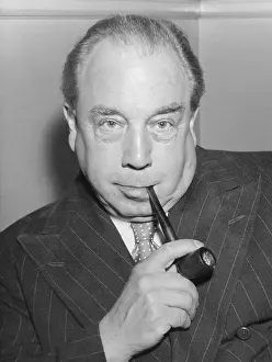 Balding: J B Priestley, British author, playwright and broadcaster