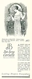 Hygenic: J. B. Side Spring Corsets Advertisement