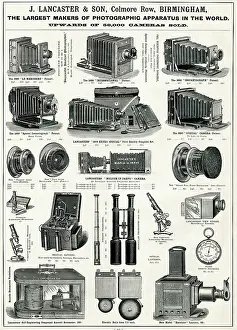 Microscope: J Lancaster & Son, Colmore Row, Birmingham
