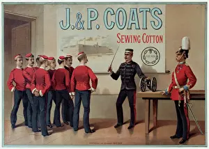Showcard: J & P Coats Sewing Cotton