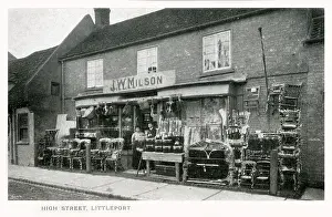 Milsom: J. W. Milsom General Hardware Store, High Street, Littleport