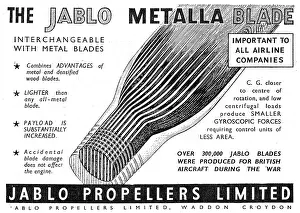 Jablo: Jablo Metalla Propeller Blades 1947