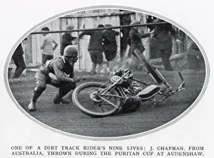 Motorcycling: Jack Chapman, dirt track speedway