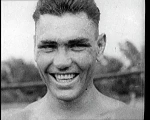 Grimacing: Jack Dempsey Grimacing for the Camera
