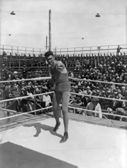 Manassa Mauler: Jack Dempsey posing at Boyle's Thirty Acre where