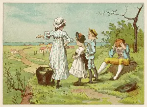 Sore: Jack and Jill with Margery and Freddy on the hill