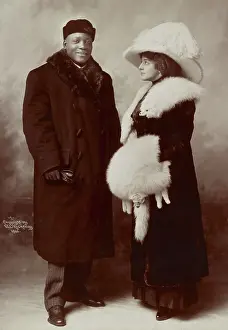 Spouses: Jack Johnson and His First Wife Etta, 1910