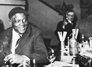 Carpentier: Jack Johnson former heavyweight champion in Paris