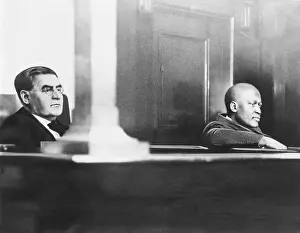 Estranged: Jack Johnson testifying he had never seen Mrs