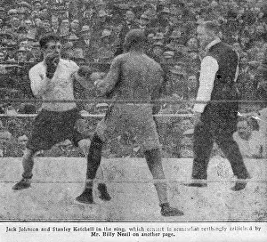 Assassin: Jack Johnson v Stanley Ketchel in boxing match