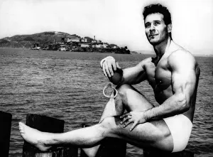Lalanne: Jack Lalanne before handcuffed swim from ?