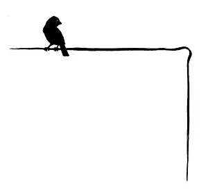 Bobbity: Jack Sparrow perched at the top of a page