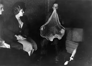 Spreading: Jack Webber, Welsh medium, exuding ectoplasm