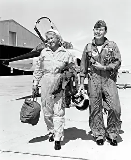Cochran: Jackie Cochran and Chuck Yeager, 1962