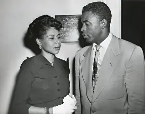 Huac: Jackie Robinson, Brooklyn baseball player and his